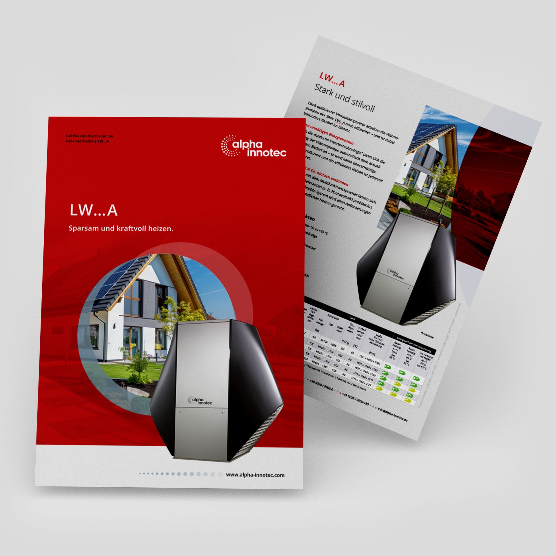 Produktdatenblatt LW_A Luft-Wasser-Wärmepumpen alpha innotec