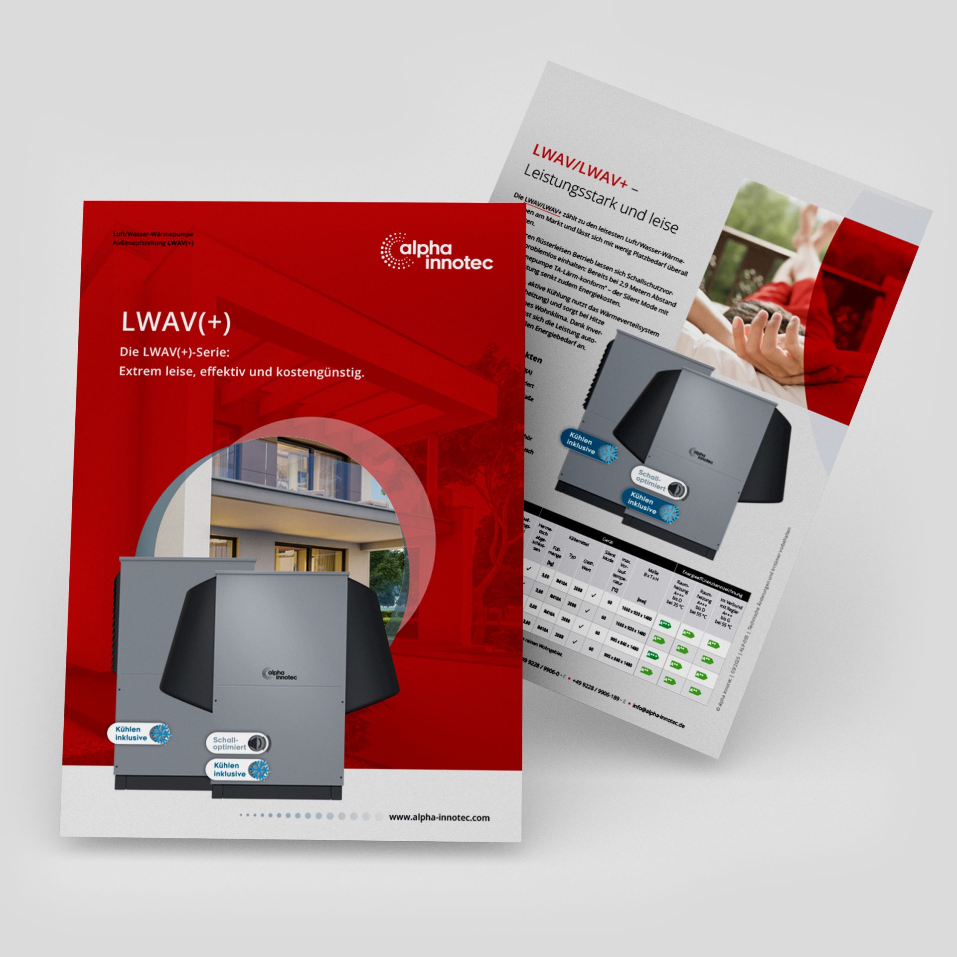 Produktdatenblatt LWAV(+) Luft-Wasser-Wärmepumpen alpha innotec
