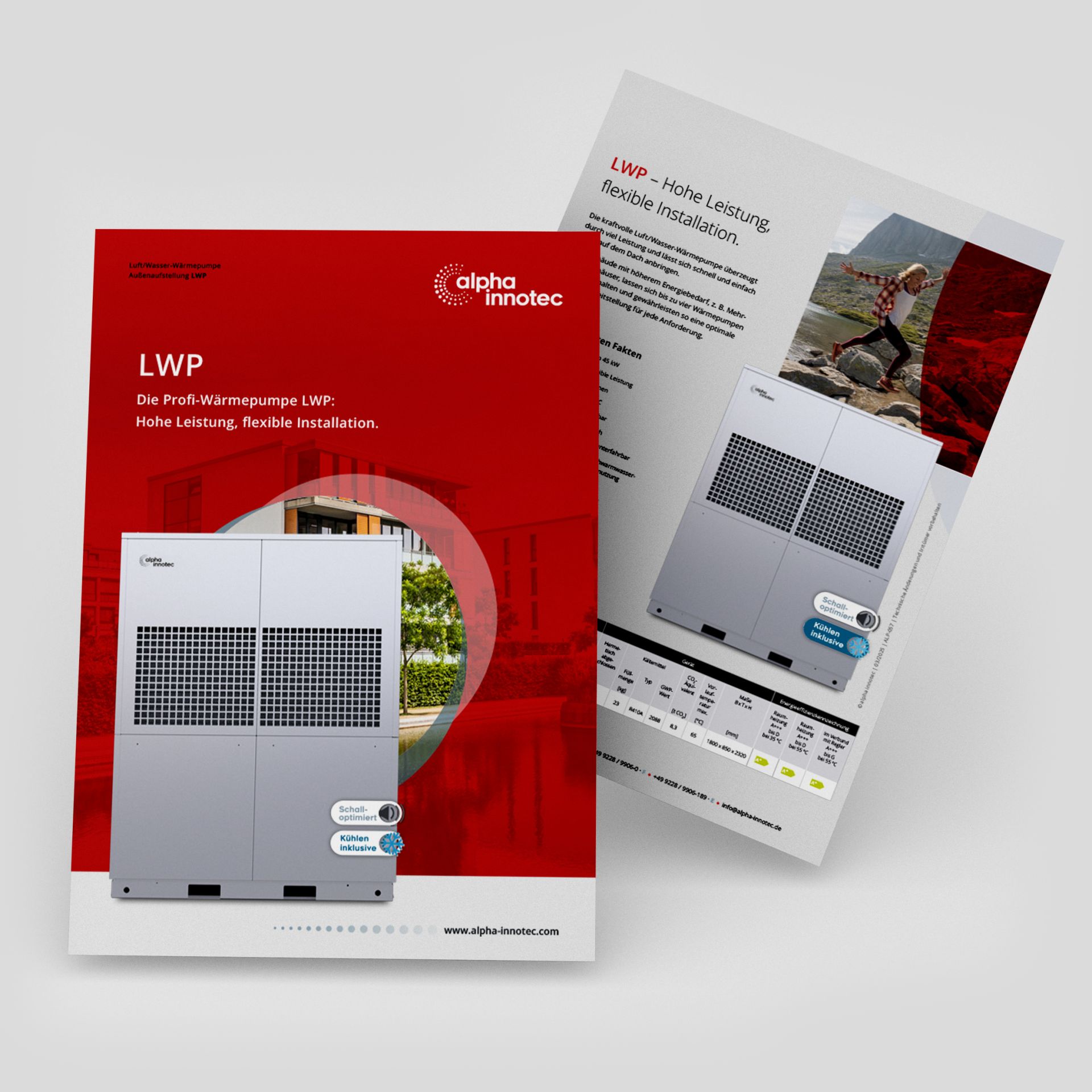 Produktdatenblatt LWP Luft-Wasser-Wärmepumpen alpha innotec
