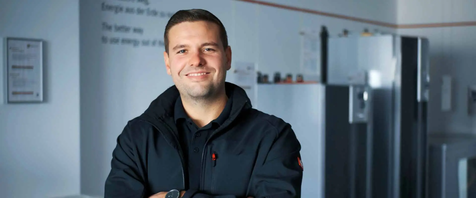 Ein alpha innotec Außendienstmitarbeiter aus Deutschland