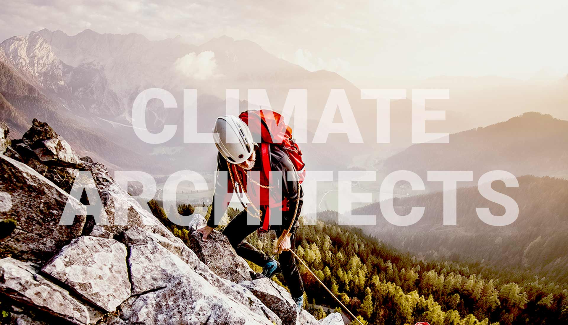 Bergsteiger Schriftzug Climate Architects