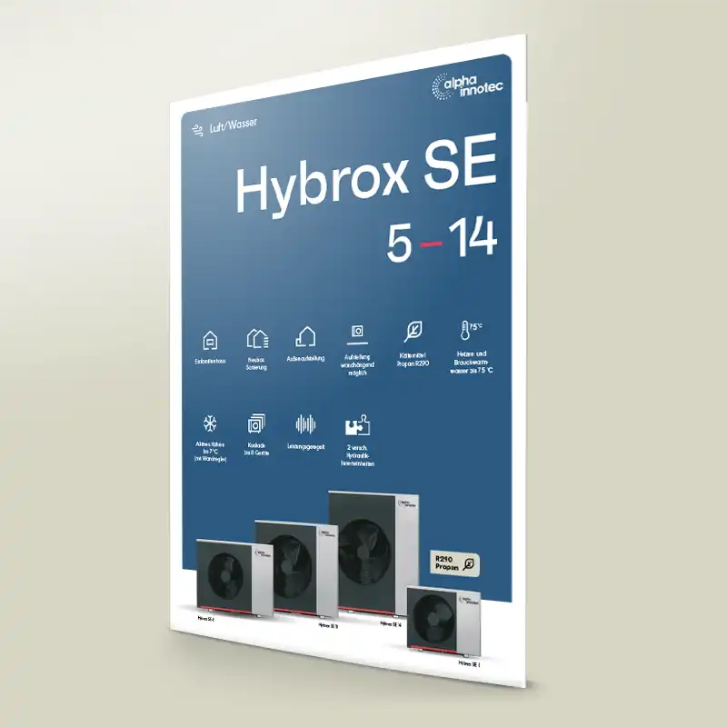 Product sheet Hybrox SE Luft-Wasser-Wärmepumpen alpha innotec