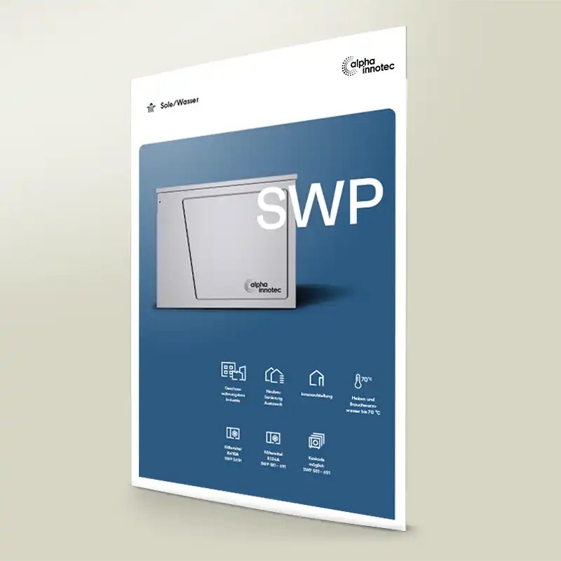 Product sheet SWP Brine-to-Water Heat Pumps alpha innotec