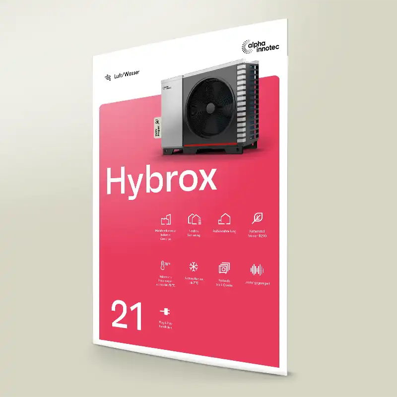 Product sheet Hybrox 21 Air-to-Water Heat Pumps alpha innotec