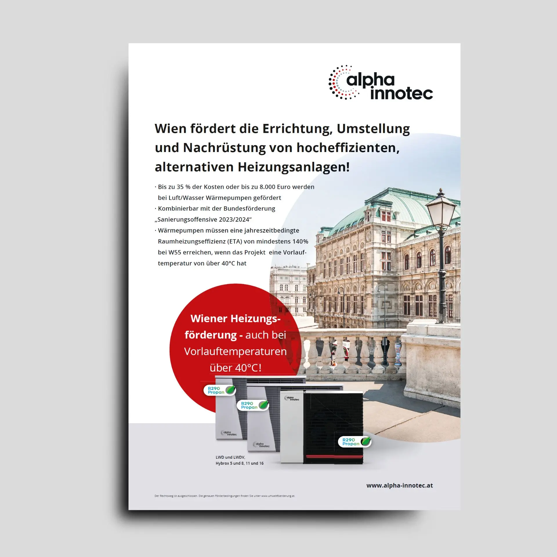 Flyer Wiener Förderung