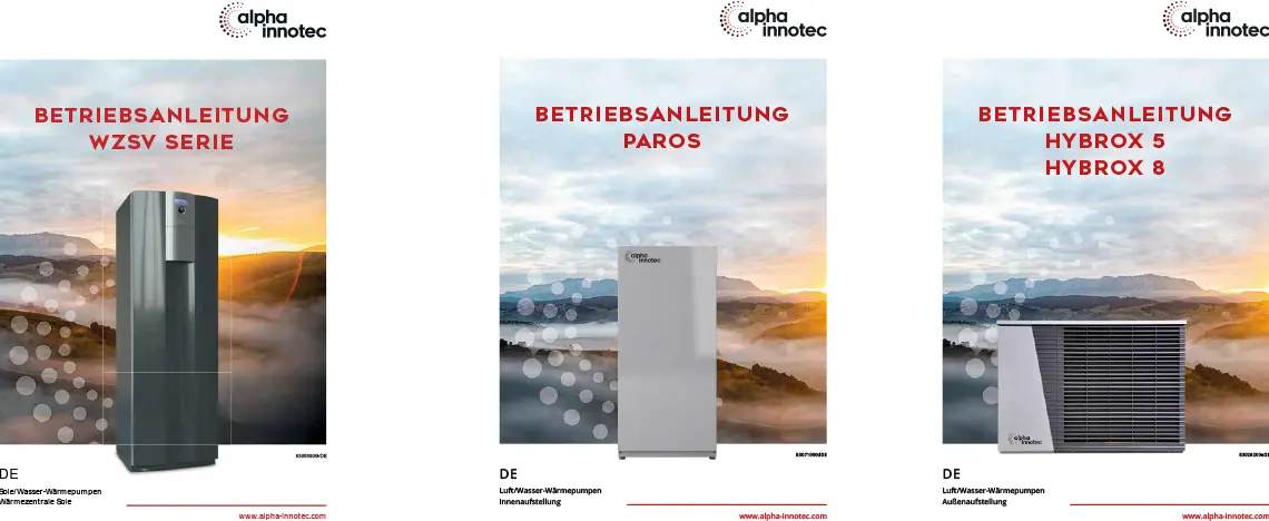 Eine alpha innotec Betriebsanleitung wird von einem Eigenheimbesitzer durchgelesen