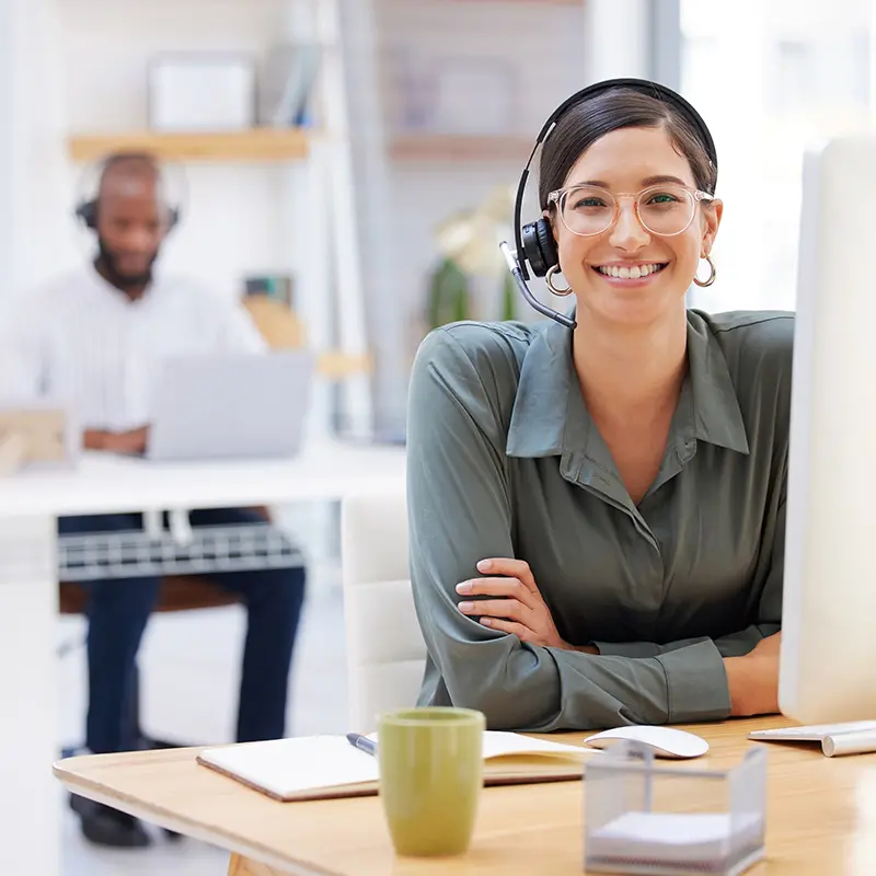 A friendly service employee from alpha innotec
